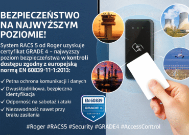 Najwyższy poziom bezpieczeństwa: RACS 5 uzyskuje certyfikat GRADE 4