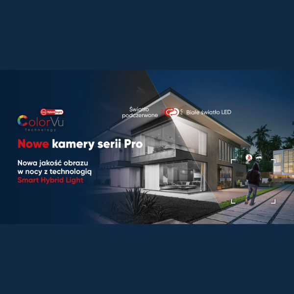 Nowe kamery z technologią Smart Hybrid Light